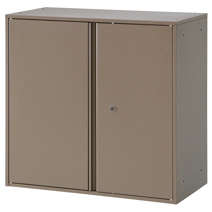 PREDONA スチール両開き書庫2段 （上置き用）